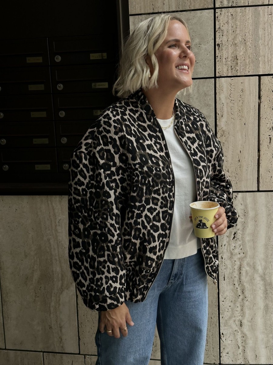 Kleding Le Marais  | Bomber Oscar Leopard