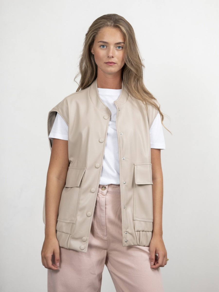 Kleding Le Marais  | Vest Nate Beige